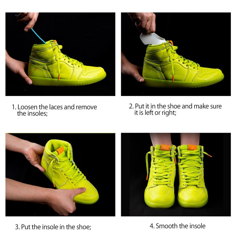 TUPEED 6 Pairs Crease Protectors for Shoe Sneakers, Air Jordan,Air Force, Dunks and More，Shoe Shape Holder - Image 5
